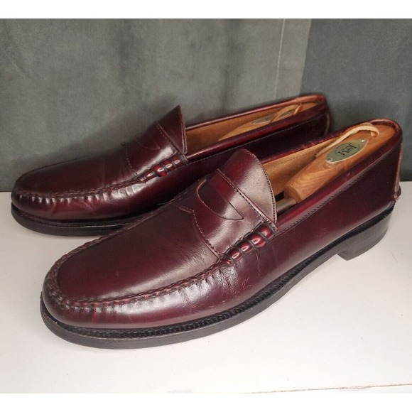 Johnston & Murphy Aristocraft USA Made Cordovan Leather Penny Loafer US 12 A - Picture 14 of 14